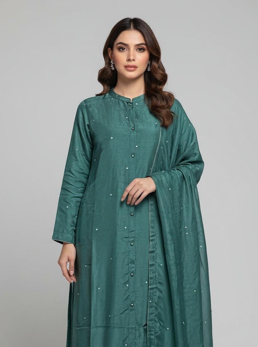 The Regal Tussar Silk 3PC Set