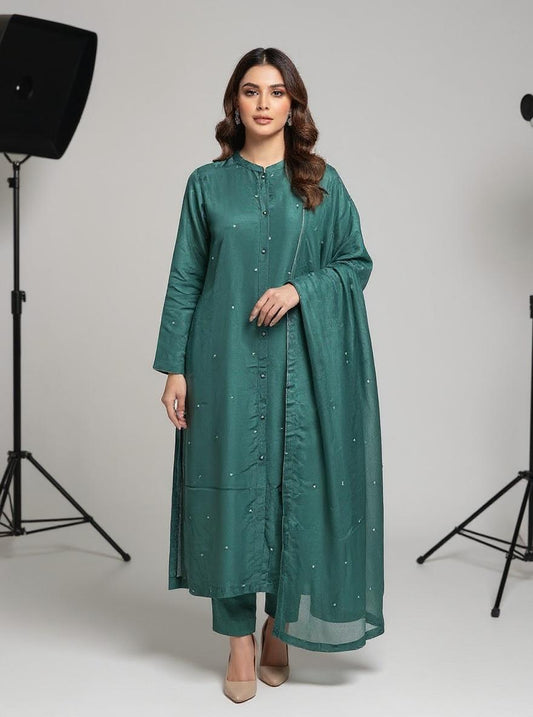 The Regal Tussar Silk 3PC Set